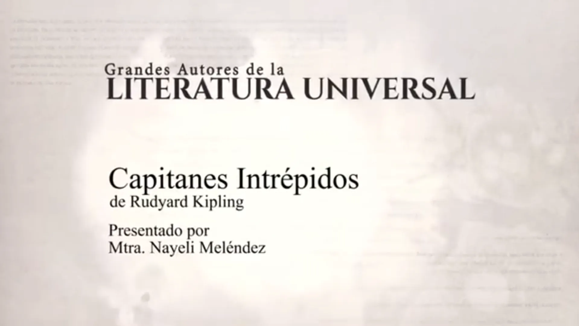 "Capitanes Intrépidos" de Rudyard Kipling